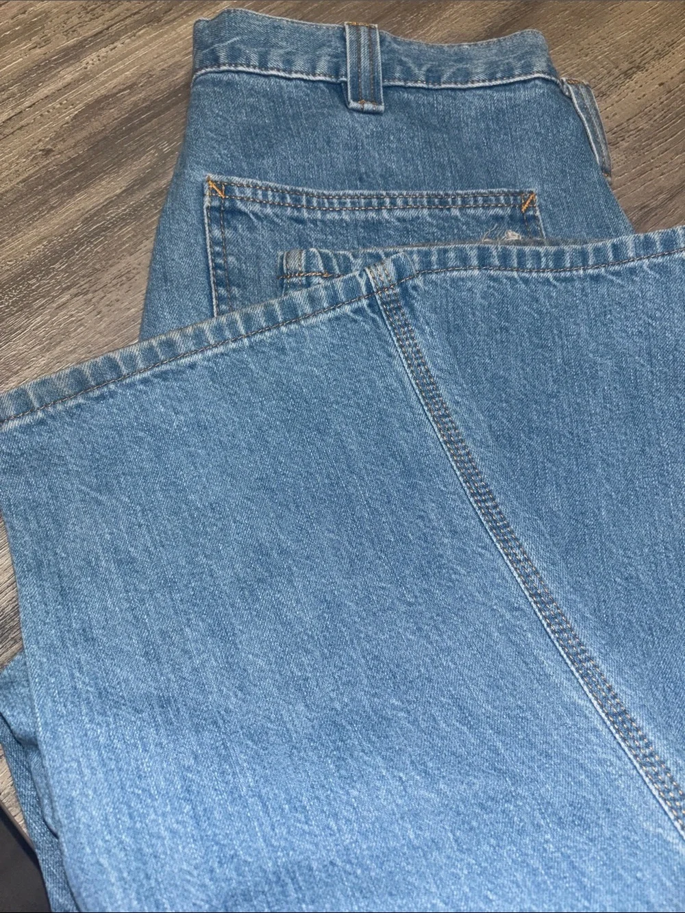Carhartt Men’s Light Blue Relaxed Denim Jeans